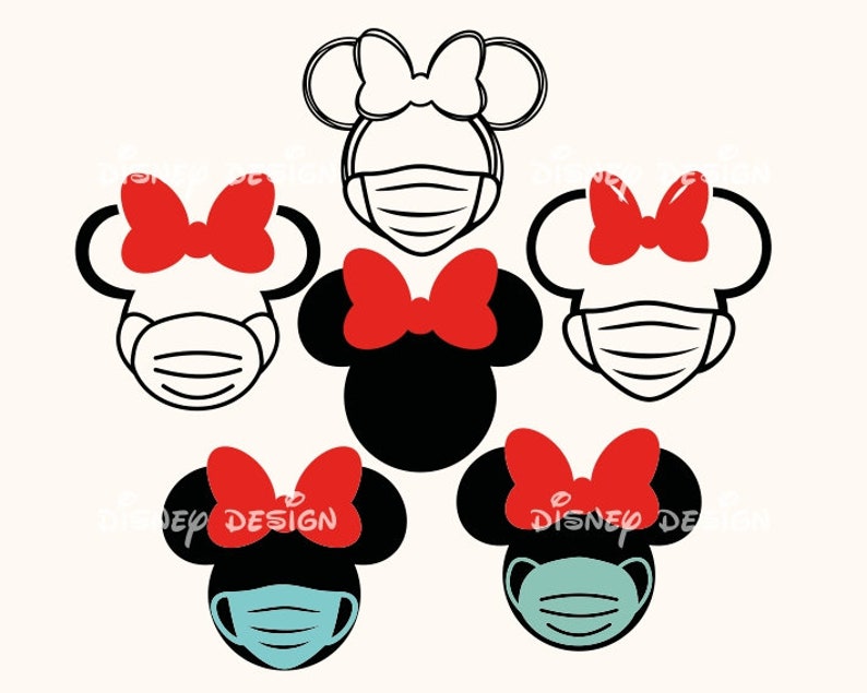 Download Disney Quarantine Bundle Svg Minnie Mouse SvgMinnie Line ...