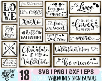 Valentine Signs Svg Bundle, Valentines Day Svg, Porch Sign SVG Bundle, Farmhouse Sign, Be My Valentine Svg, Love svg, Valentines Qoutes svg