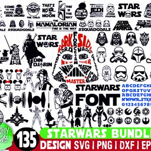 Star Svg, Milkyway Svg,  Vader Svg,Baby Svg,Dark Side Svg,Wars Charecters Svg,Star Font,Instant Download