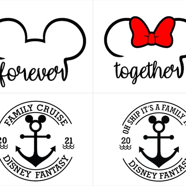 Together forever svg / Cruise design Svg / Valentine cut file / Birthday shirt SVG/ PNG / Cricut / Silhouette/ Cut File Clip art