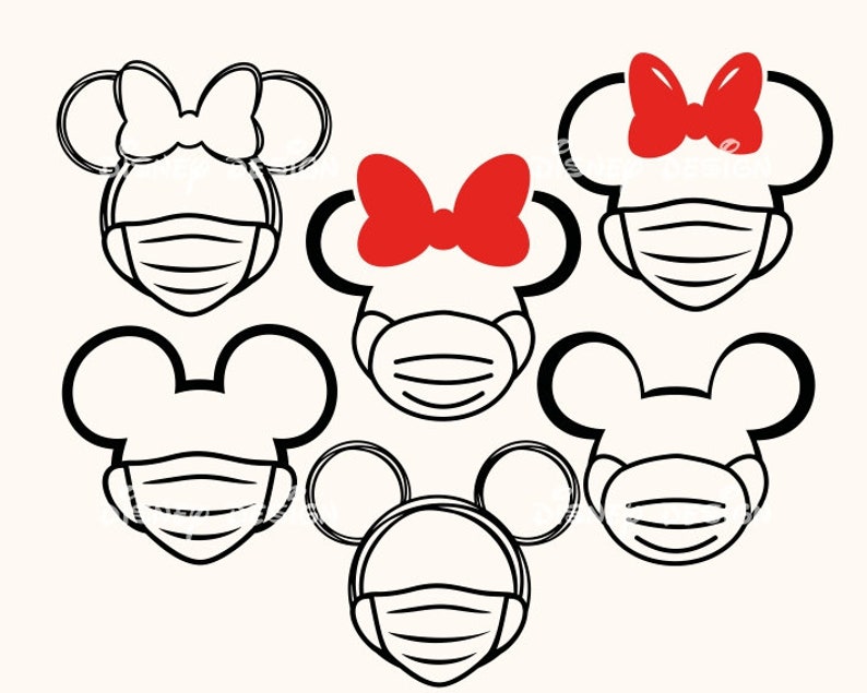 Download Disney Quarantine Bundle SvgMickey and Minnie Mouse | Etsy