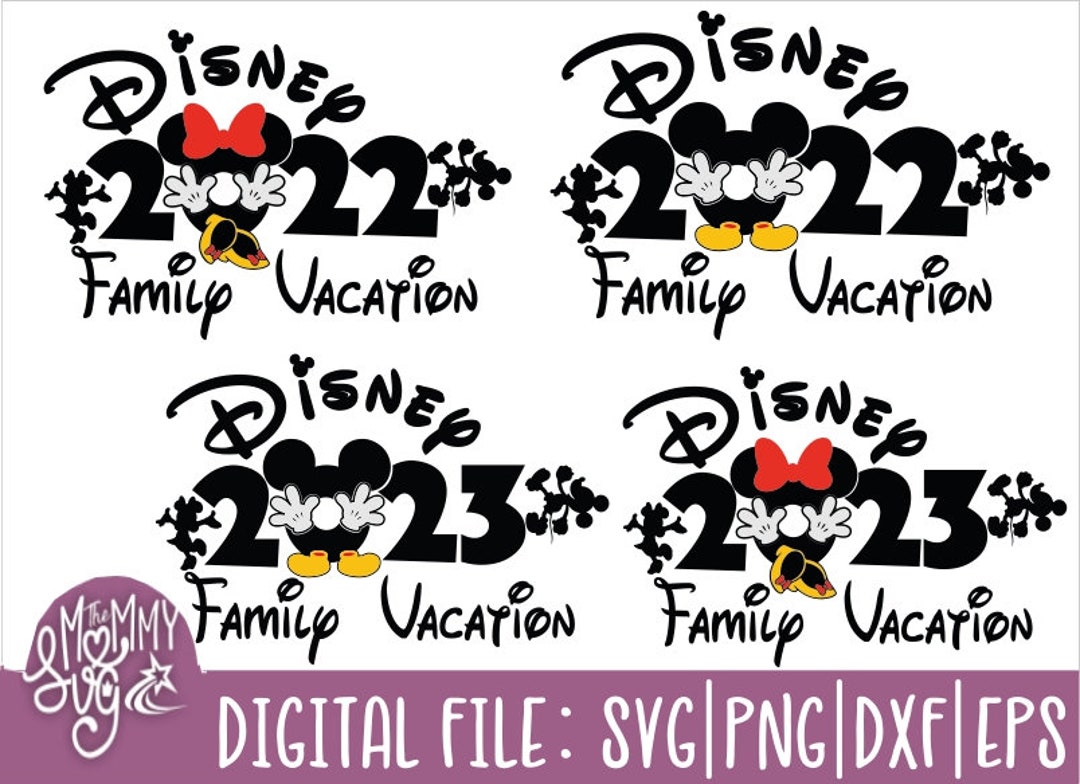 2023 Mickey Mouse Svg, Birthday Squad Svg, Family Vacation