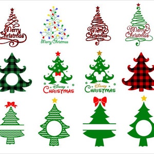 Christmas Tree SVG Bundle/ Christmas Tree Cut File Bundle/ Christmas  Pack Trees File for Cricut / Christmas Tree/ Svg /Png /Eps/ Dxf