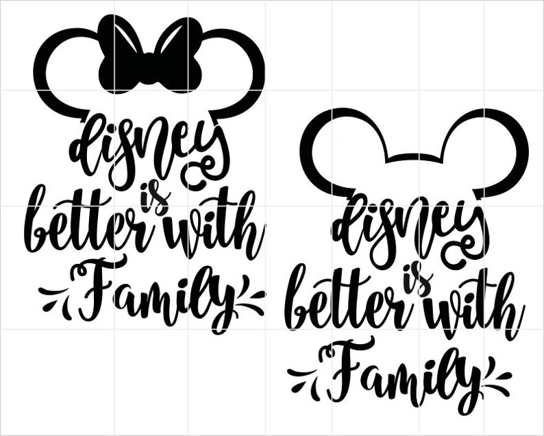 Download Disney is better with family svg files / Disney silhouette ...