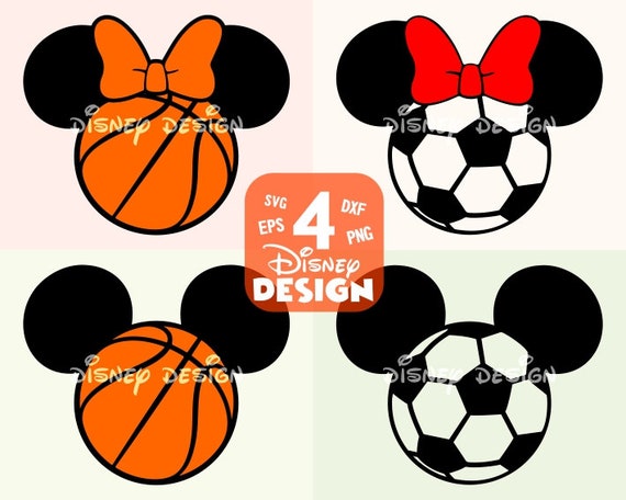 Download Free Mickey Basketball Svg Minnie Soccerball Disney Font Dxf Etsy SVG Cut Files