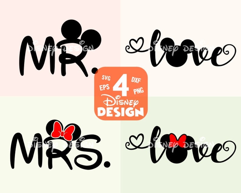 mr and mrs mickey mouse