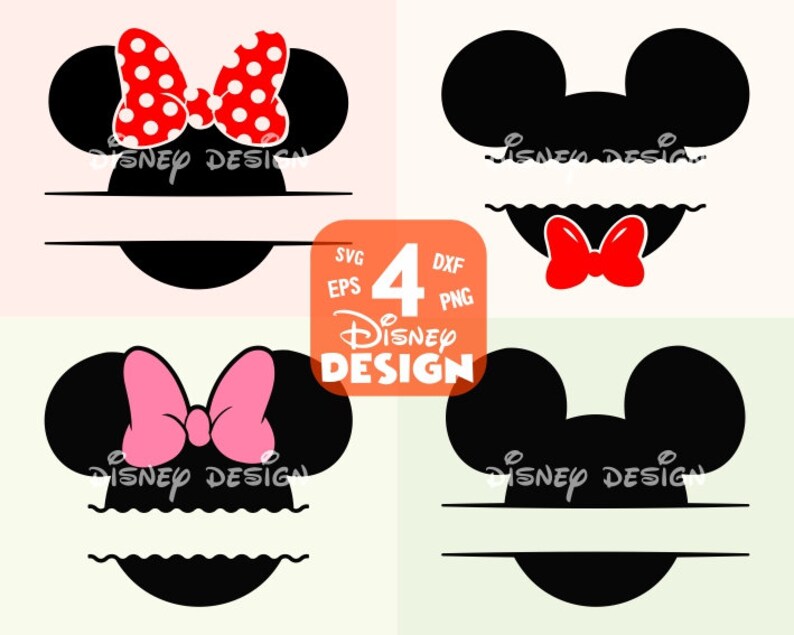 Download Mickey Mouse Monogram Frames Svg Collection Clipart Files For Silhouette Cameo Or Cricut Minnie Mouse Monogram Frames Dxf Kits Kids Crafts Jewellerymilad Com