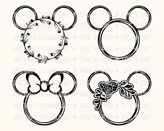 Free Free 86 Minnie Mouse Flower Svg SVG PNG EPS DXF File