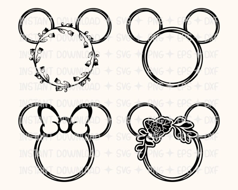 Free Free 334 Minnie Mouse Flower Svg SVG PNG EPS DXF File
