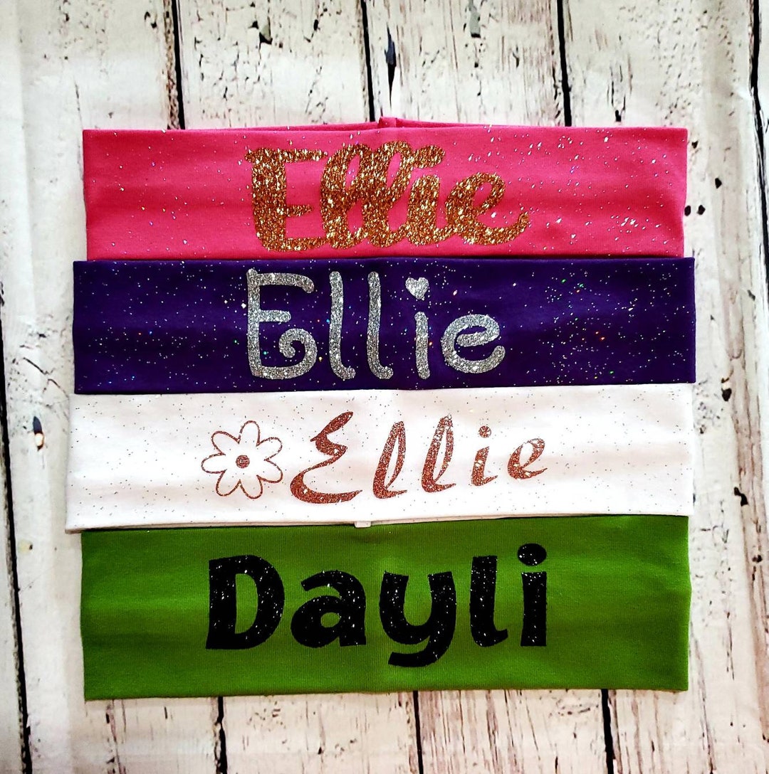 Personalized Headbands, Cute Headbands for Girls and Women, Name