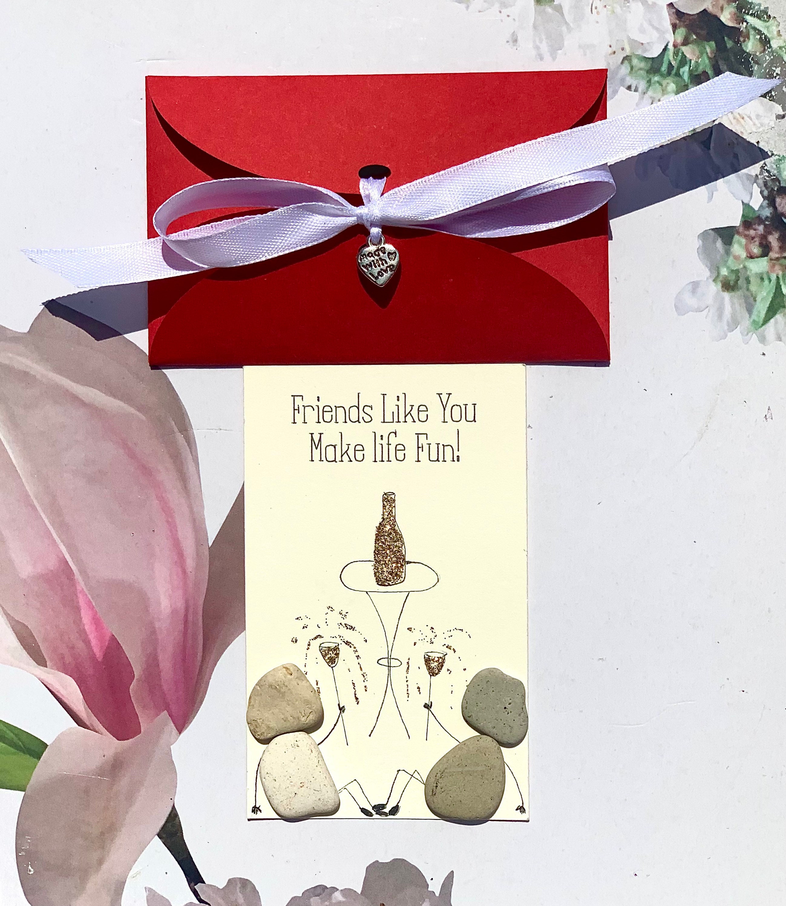 Friendship Card Keep Me in Your Pocket/Purse/wallet Keepsake Etsy