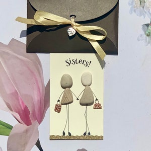 Pocket Keepsake Card-Siste Card-keep Me In Ihrer Tasche / Geldbörse / Brieftasche oder Handtasche Ein schönes Andenken Geschenk für die besondere Person in Ihrem Leben