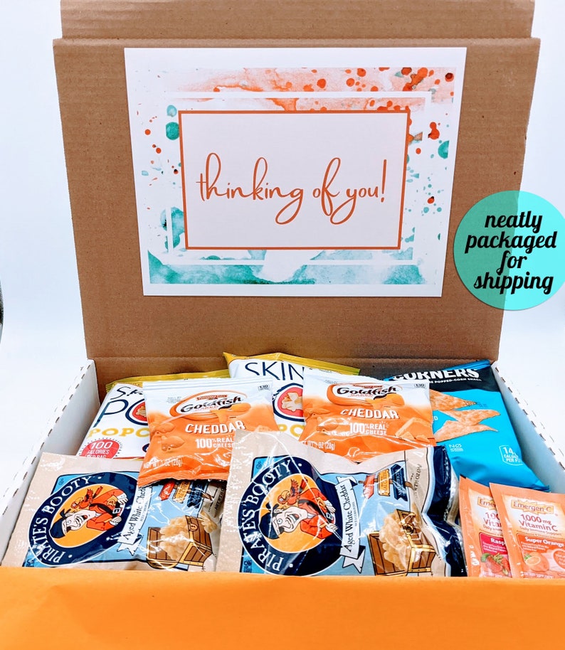 45 Piece Snack Gift Box / Employee Appreciation Gift Basket / Etsy