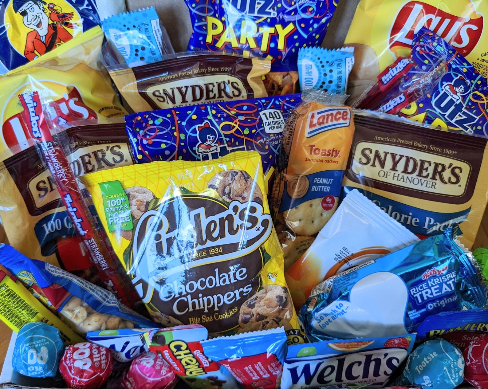 45 Piece Snack Gift Box / Employee Appreciation Gift Basket / Etsy