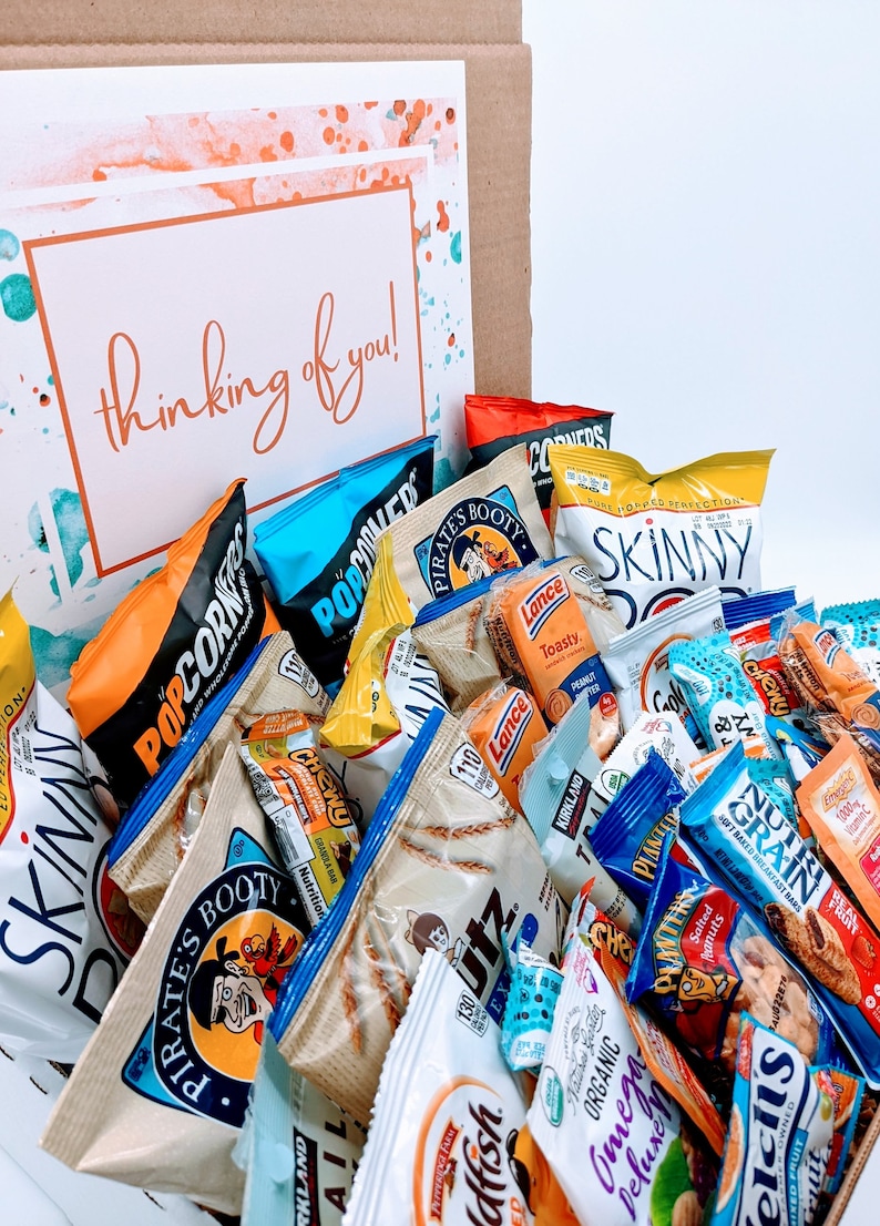 75 Piece Snack Gift Box / Employee Appreciation Gift Basket / Etsy