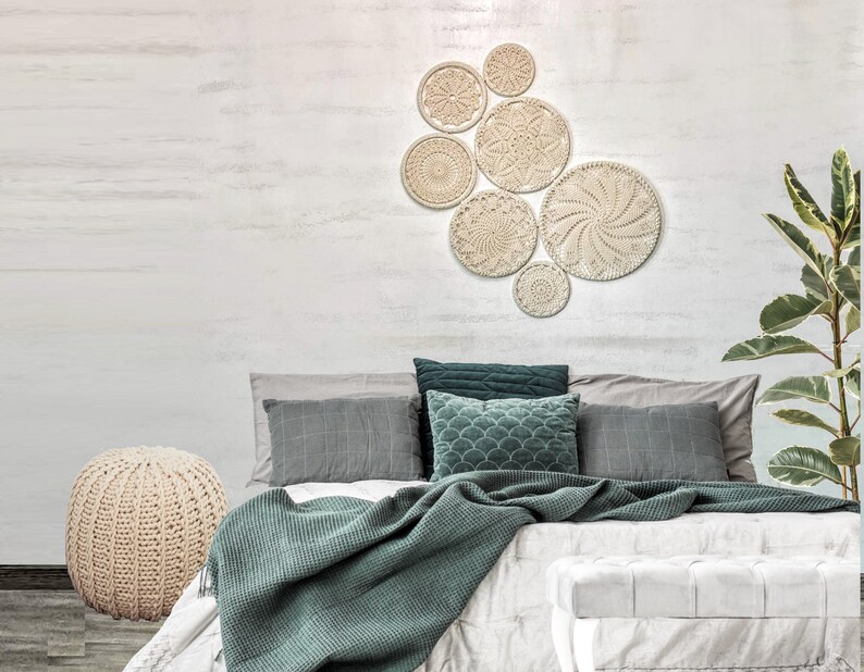 Large Woven Wall Hanging Tapestry Weaving Over the Bed Wall Etsy