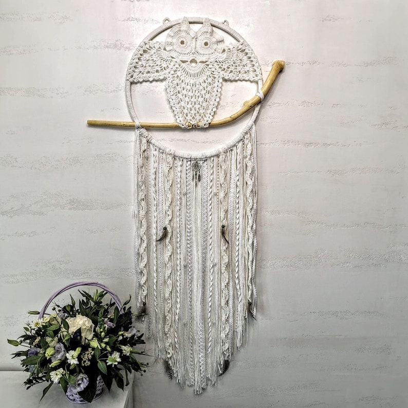 Dream Catcher Wall Hanging Above Bed Decor Large DreamCatcher Etsy