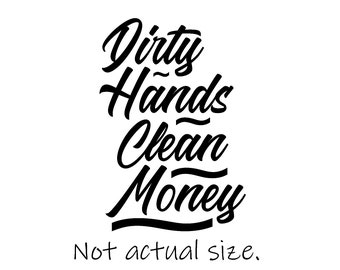 Download Welder Decal Sticker Vinyl Dirty Hands Clean Money Truck Die Cut Lettering Funny Auto Parts And Vehicles Bonusracefinals Auto Parts Accessories