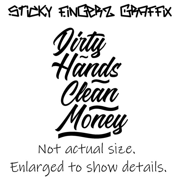 Download Car Truck Decals Emblems License Frames Welder Decal Sticker Vinyl Dirty Hands Clean Money Truck Die Cut Lettering Funny Phlox Pro
