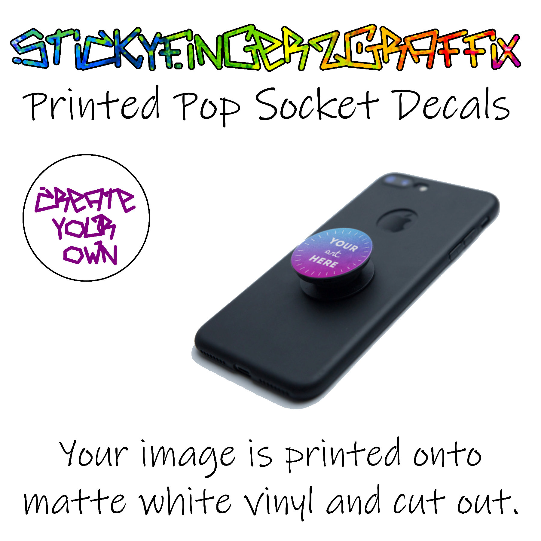 Custom Popsocket Popsocket Patent Rare Colorful Splash Teddy Bear