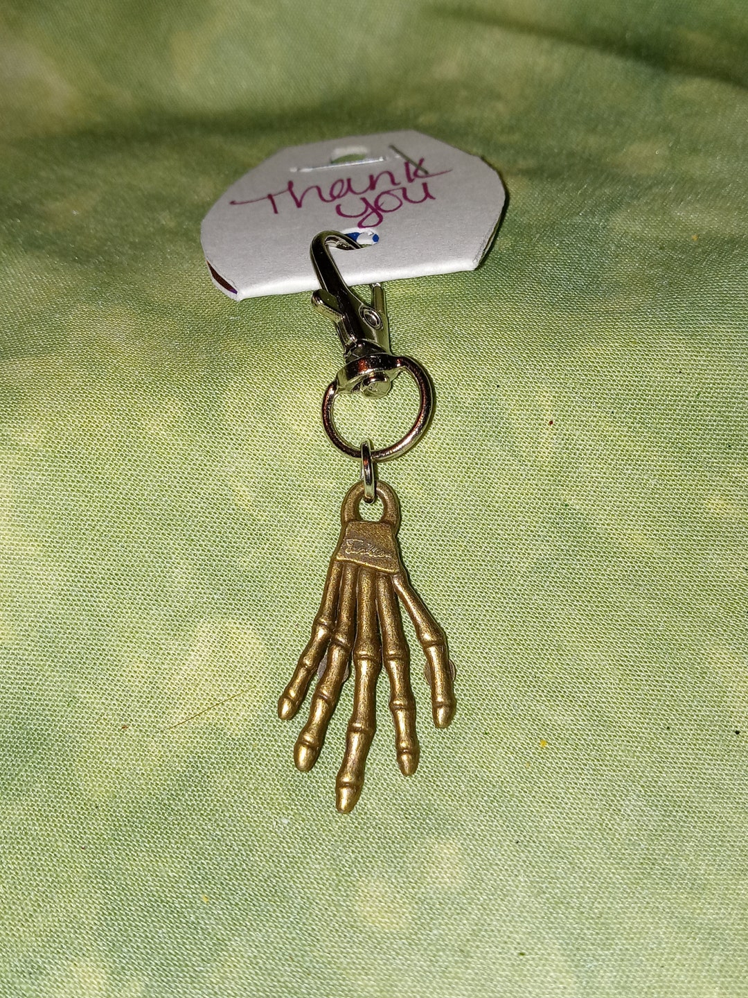 Skeleton Hand Key Chain Skeleton Hand Keychain - Etsy