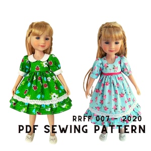 Dress pattern for Ruby Red Fashion Friends dolls