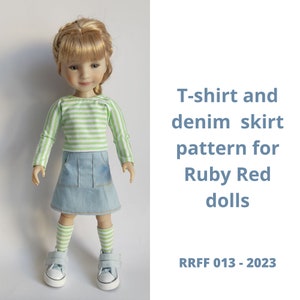 Pattern for Ruby Red Fashion Friends dolls