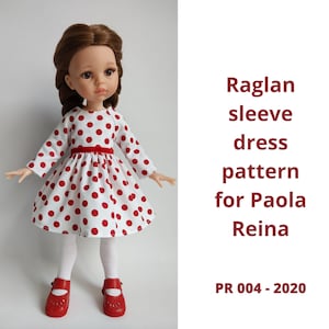 Paola Reina doll dress pattern