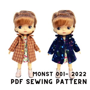Xiaomi Monst Doll Coat Pattern – PDF Sewing Pattern