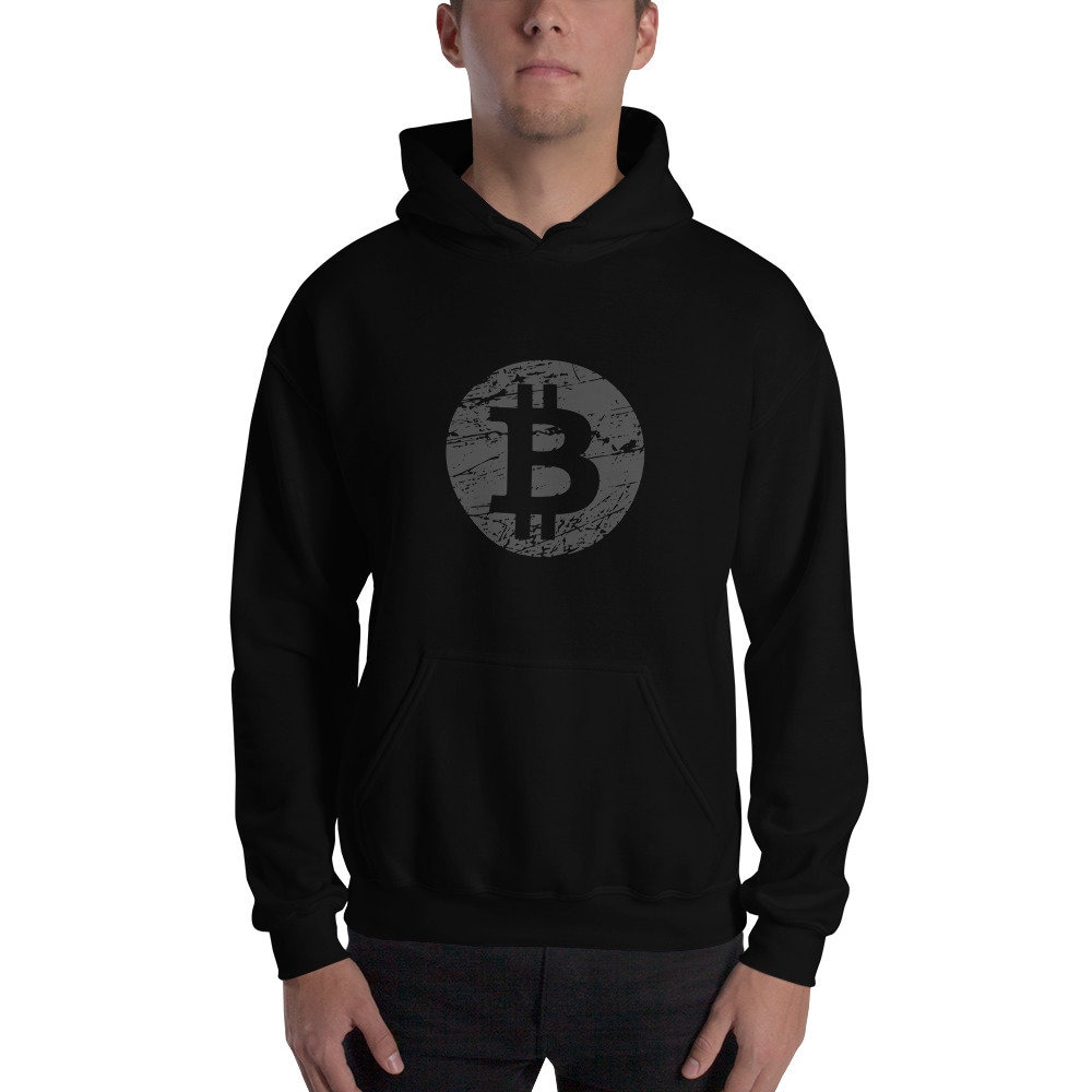 Sweat à Capuche Bitcoin ECG Heartbeat - Pour Traders Crypto & Fans Blockchain