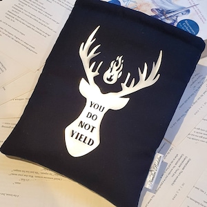 OFFICIALLY LICENSED You do not yeld Throne of Glass Book Sleeve / Kindle Sleeve / Tote Bag