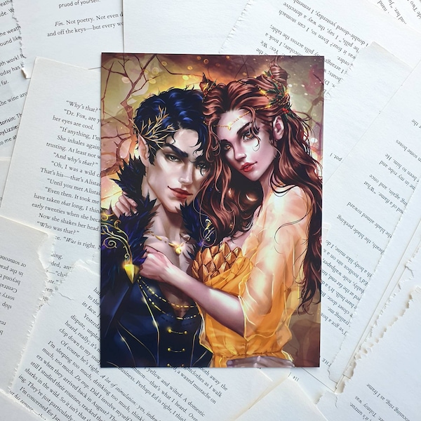 Impression d'art A5 inspirée de Jude et Cardan « The Cruel Prince »