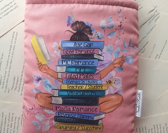 Book sleeve / Book jacket / Kindle sleeve BOOK TROPES