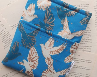 Buchhülle mit Tasche, Buchhülle, Kindle Hülle, Lesezeichen Hülle, Switch Sleeve Rise Fly Mettalic