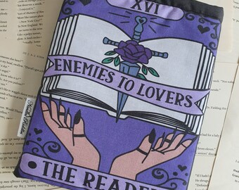 Book sleeve / Book jacket / Kindle sleeve ENEMIES TO LOVERS