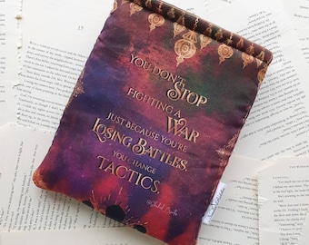 Daevabad Trilogy  inspired Book Sleeve for Paperback and Hardcover, Fabric Book Dust Jacket, Kindle Sleeve for Paperwhite and Basic Models