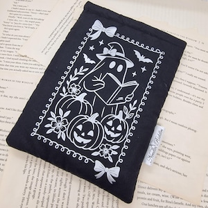 Bokfodral / Kindle-fodral / tygväska Halloween-spöke