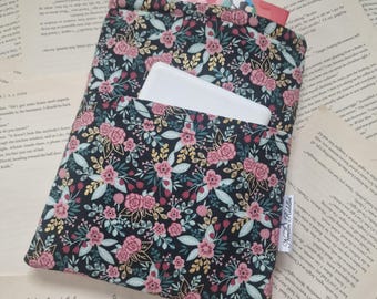 Book Sleeve for Paperback Books with Front Pocket for Kindle and Book Accessories
