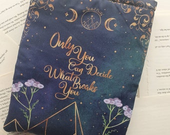 ACOTAR Book Sleeve for Paperback and Hardcover, Fabric Book Dust Jacket, Kindle Sleeve for Paperback and Basic Models