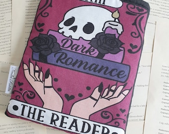 Book sleeve / Book jacket / Kindle sleeve DARK ROMANCE