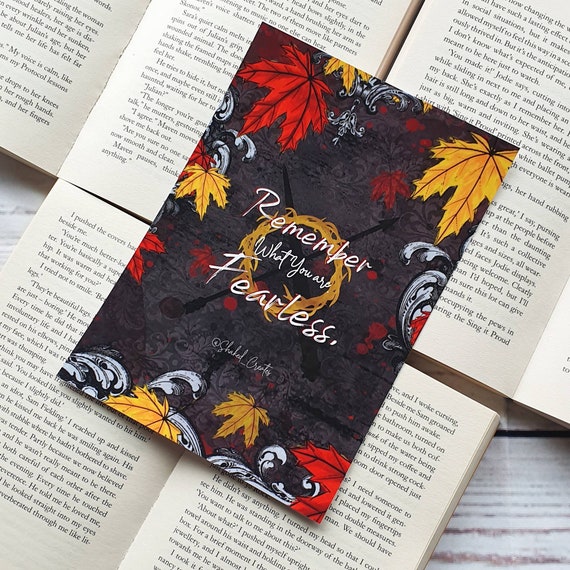 The Crown of Gilded Bones / From Blood and Ash inspired A5 Art Print