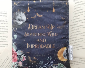Strange the Dreamer Book Sleeve for Paperback and Hardcover, Fabric Book Dust Jacket, Kindle Sleeve for Paperback and Basic Models