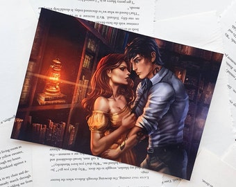 Tessa and Will 'The Infernal Devices' A5 Art Print
