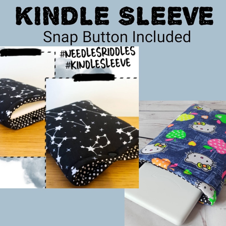 Book Sleeve With Pocket Book Jacket Kindle Sleeve Etsy UK