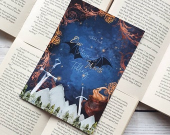 A Court of Silver Flames inspired A5 Art Print