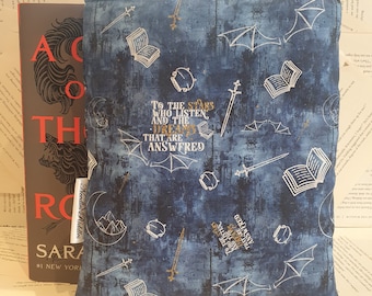 Book Sleeve with Pocket and Kindle Sleeve ACOTAR