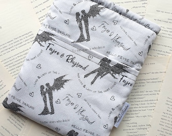 Book Sleeve with Pocket and Kindle Sleeve Feyre & Rhysand