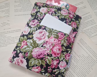 Custodia per libri in brossura con tasca frontale per e-reader Kindle o accessori per libri