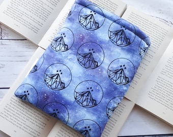 Pochette pour livre avec poche, jaquette pour livre, pochette pour Kindle, pochette pour marque-pages, pochette pour Switch Velaris