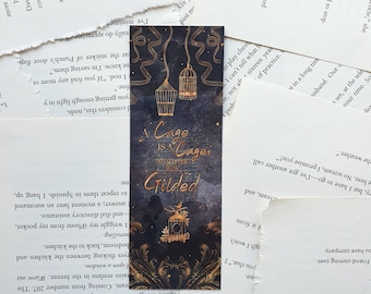 The Plated Prisoner Series / Gild inspired Bookmark